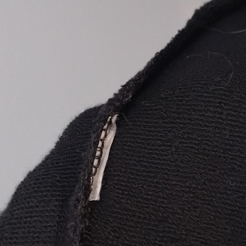 Athleta Casual Neutral Minimalist  Black‎ Knit Long Cardigan With Thumbholes - Picture 12 of 16